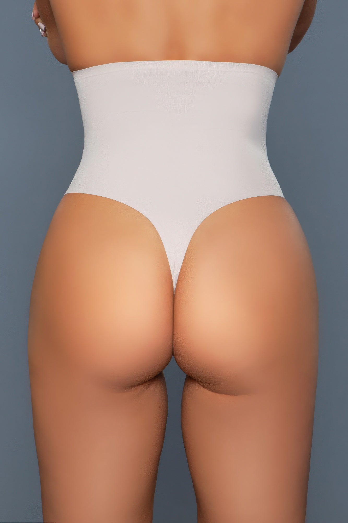 Light beige high-waisted shaper panty designed for a seamless and flattering fit