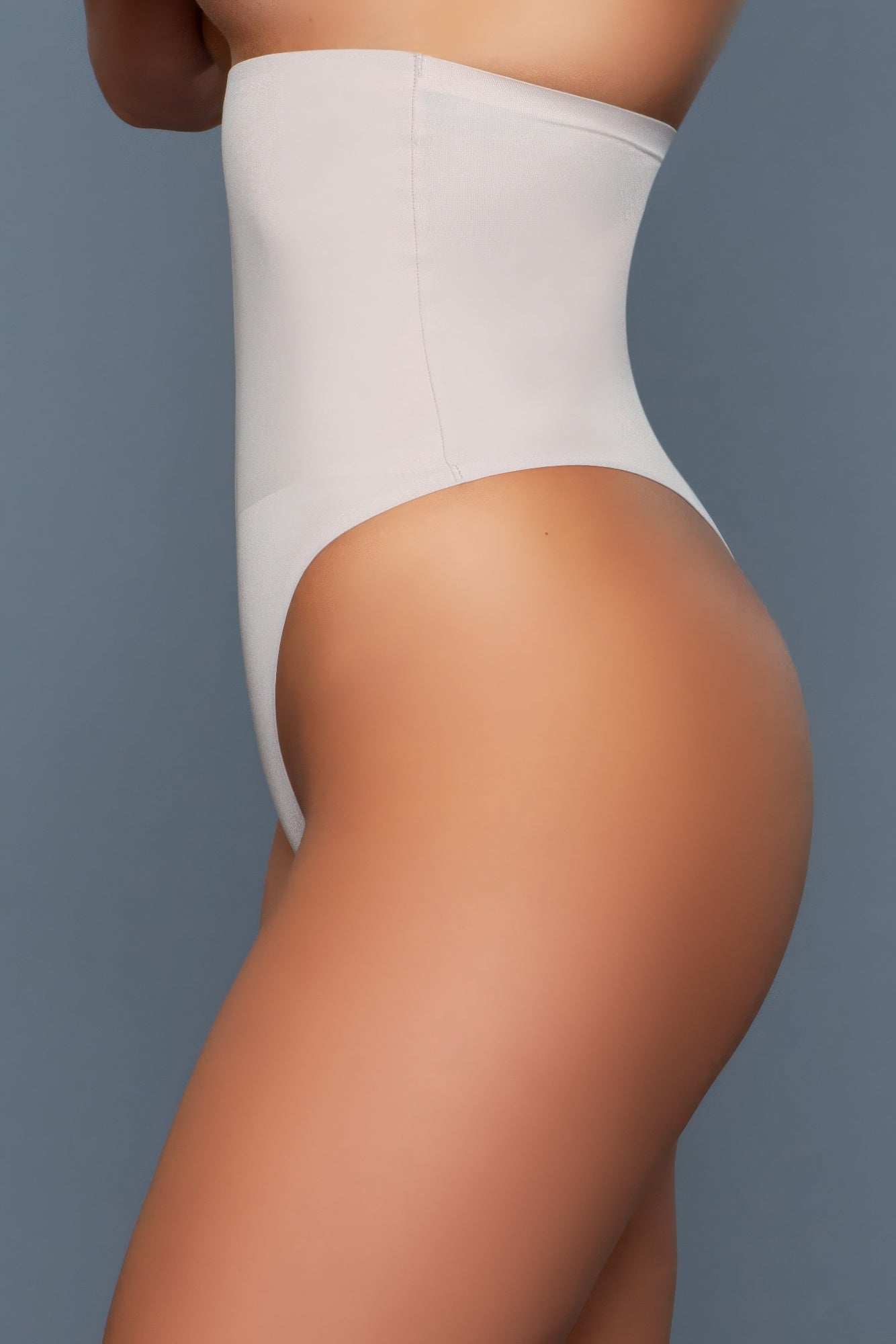Think Posh high-waisted shaper panty in nude for a flattering silhouette and comfortable support