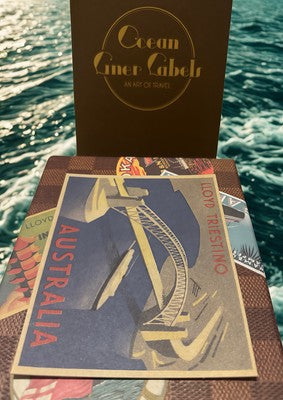 Louis Vuitton postcard set featuring vintage Australia designs in a luxury presentation box